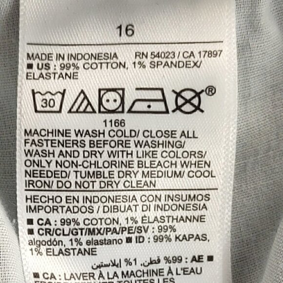 Old Navy Maternity Low Front Panel O.G. Straight Blue Jean Shorts Size 16 - Picture 5 of 5